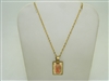 14k yellow gold Saint Guadalupe necklace