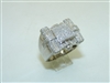 10k White Gold Men's Diamond Ring