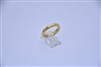 14k Yellow Gold Hollow Wedding Band Ring