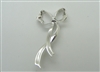 Authentic Tiffany & Co 925 Sterling Silver Ribbon Bow Brooch Pin 1985