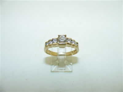 14k Yellow Gold Diamond ring