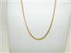 Yellow Gold Drawn Cable Chain