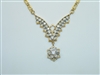 18k Yellow Gold Diamond Necklace