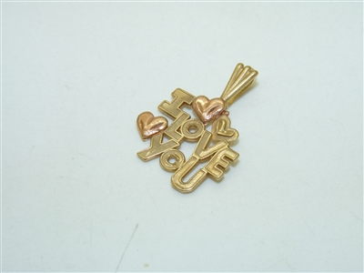 "I Love You" Pendant