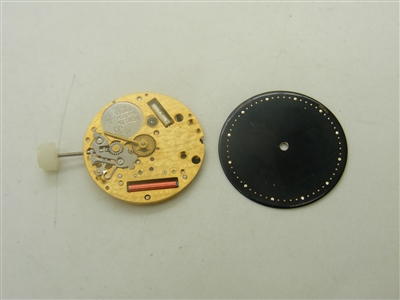 Black Face Watch Movement