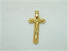 18k Yellow Gold Cross Pendant