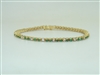 14k Yellow Gold Tennis Bracelet
