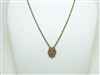 10k Yellow Gold Vintage Diamond and Necklace