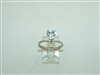 Heart Shape Aquamarine Ring