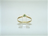 18k Yellow Gold Green Emerald  Ring
