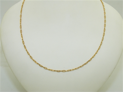 18k Yellow Gold Mariner Chain