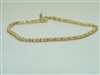 14k Yellow Gold Tennis Bracelet