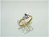 14k Yellow Gold Marquise Tanzanite Diamond Ring