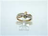 10k Multi Tone Gold Diamond Ring