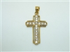 10k Yellow Gold Cross Pendant