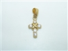 14k Yellow Gold Cross Pendant