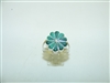 Malachite Flower Ring