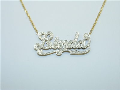 Linda name pendant