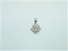 14k Whte Gold Pendant