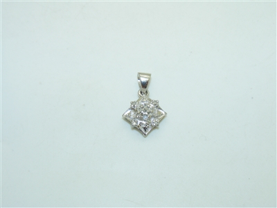 14k Whte Gold Pendant