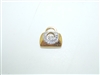 14k Yellow Gold Diamond Purse Pendant