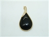 14k Yellow Gold Onyx Pendant