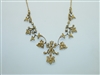 Vintage 14k yellow Gold Pearl Necklace