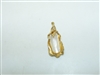 14k Yellow Gold Mother Pearl Pendant