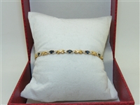 10k Yellow Gold Tennis Bracelet