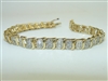 14k Yellow Gold Tennis Bracelet