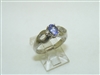 Gorgeous 14k White Gold Diamond and Tanzanite Ring