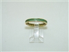 Eternity Round Natural Emerald Ring