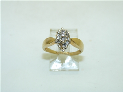 14k Yellow Gold Diamond Ring