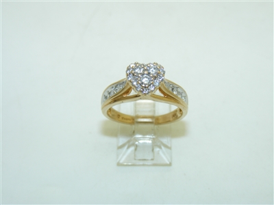 Beautiful Heart Shape Diamond Ring