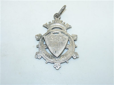 1927 Vintage Sterling Silver Pendant