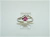 18k White Gold Ruby Ring