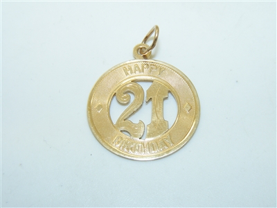 14k Yellow Gold Pendant