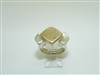 Men's Silver & Yellow Gold Ring
