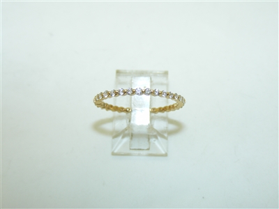 18 Yellow gold Diamond Eternity Band