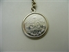 1945 50 cents Mexican Coin Keychain