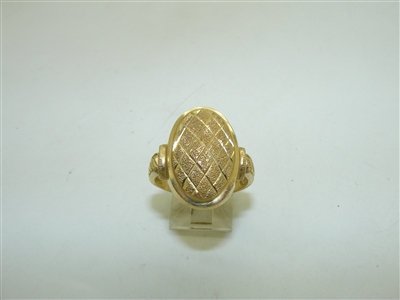 18k Yellow gold Solid Gold Ring
