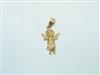 14k yellow gold NiÃ±o DeviÃ±o Pendant
