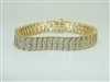 14k Yellow Gold Women's Tennis Bracelet