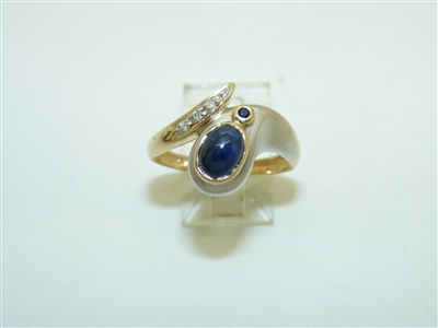 Yellow And White Gold Diamond Ring