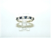 14k yellow Gold Natural Blue Sapphire Ring