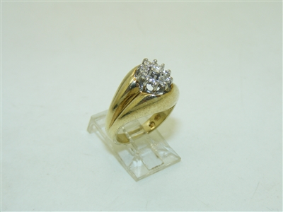 14k Yellow Gold  Diamond Ring