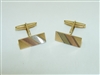 Yellow and Rose Gold Cuff Links