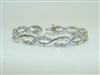 10k White Gold Diamond Tennis Bracelet