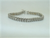 10K White Gold Diamond Tennis Bracelet
