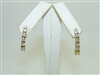 14k Yellow Gold Diamond earring